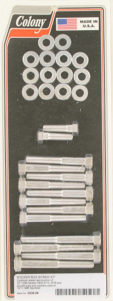 ROCKER BOX SCREW SET CAD